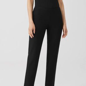 Eileen Fisher System Washable Stretch Crepe Slim Ankle Pant